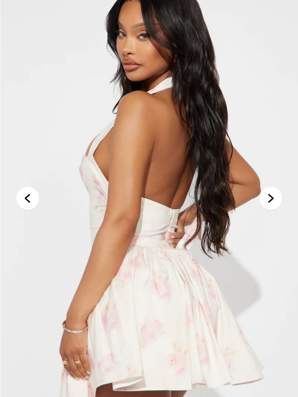 FASHION NOVA Arabelle Floral Mini Dress - Pink/combo - Picture 3 of 3